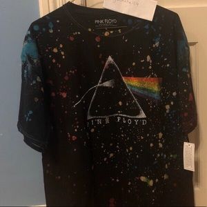 Pink Floyd rainbow splatter men’s large t-shirt
